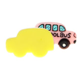 Maxbell 10pcs Resin Cute Shool Car Flatback Cabochon for Hair Bow Center DIY - Aladdin Shoppers
