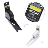 Maxbell Stature Meter Height Retractable Measure Tool Measuring Tape Ruler 2M Black - Aladdin Shoppers