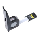 Maxbell Stature Meter Height Retractable Measure Tool Measuring Tape Ruler 2M Black - Aladdin Shoppers