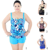 Maxbell Maxbell Women Set Sexy High Waist Large Swimwear Swimsuit Underpants Boyshorts XXXL