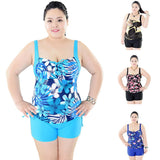 Maxbell Maxbell Women Set Sexy High Waist Large Swimwear Swimsuit Underpants Boyshorts XXXL