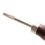 Maxbell Wood Handle Leather Edge Skiving Craft Tools Edge Beveler 0.8mm - Aladdin Shoppers
