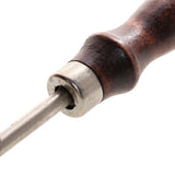 Maxbell Wood Handle Leather Edge Skiving Craft Tools Edge Beveler 0.8mm - Aladdin Shoppers