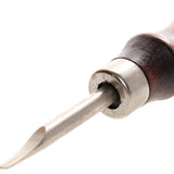 Maxbell Wood Handle Leather Edge Skiving Craft Tools Edge Beveler 0.8mm - Aladdin Shoppers