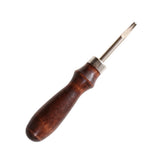 Maxbell Wood Handle Leather Edge Skiving Craft Tools Edge Beveler 0.8mm - Aladdin Shoppers