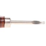 Maxbell Wood Handle Leather Edge Skiving Craft Tools Edge Beveler 1.2mm - Aladdin Shoppers