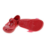 Maxbell Cute Kids Girls Sandals Jelly Shoes Children Fish Head Beach Shoes Red 24 - Aladdin Shoppers