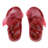 Maxbell Cute Kids Girls Sandals Jelly Shoes Children Fish Head Beach Shoes Red 24 - Aladdin Shoppers