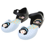 Maxbell Baby Girls Jelly Shoes Princess Flat Sandals Beach Rain Shoes Blue 29 - Aladdin Shoppers