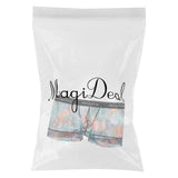 Maxbell Mens Sexy Mesh See Through Rose Flower Boxer Briefs Underwear Blue M - Aladdin Shoppers