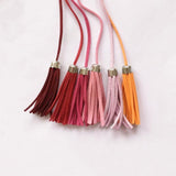 Maxbell 45cm Velvet Tassel with Cap Pendants for Keychain Crafts Decor Navy Dark Red - Aladdin Shoppers
