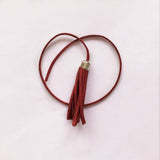 Maxbell 45cm Velvet Tassel with Cap Pendants for Keychain Crafts Decor Navy Dark Red - Aladdin Shoppers