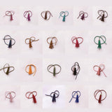 Maxbell 45cm Velvet Tassel with Cap Pendants for Keychain Crafts Decor Navy Dark Red - Aladdin Shoppers