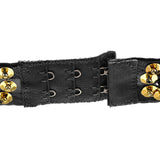 Maxbell Maxbell Belly Dance Beaded Bra Sequins Top Sexy Dancing Singer Costume Tassels Black