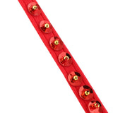 Maxbell Maxbell Belly Dance Beaded Bra Sequins Top Sexy Dancing Singer Costume Tassels Red