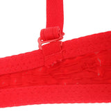 Maxbell Maxbell Belly Dance Beaded Bra Sequins Top Sexy Dancing Singer Costume Tassels Red