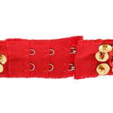 Maxbell Maxbell Belly Dance Beaded Bra Sequins Top Sexy Dancing Singer Costume Tassels Red