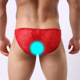 Maxbell Sexy Men's Thongs G-string Underwear Jockstrap Briefs Underpants Red XL - Aladdin Shoppers