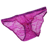 Maxbell Sexy Men's Thongs G-string Underwear Jockstrap Briefs Underpants Purple XL - Aladdin Shoppers