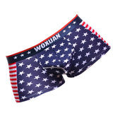 Maxbell Mens Sexy American Flag Underwear Boxer Briefs Trunks Shorts Pants Red M - Aladdin Shoppers