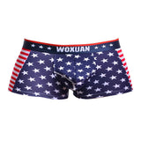 Maxbell Mens Sexy American Flag Underwear Boxer Briefs Trunks Shorts Pants Red M - Aladdin Shoppers