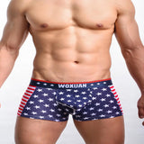 Maxbell Mens Sexy American Flag Underwear Boxer Briefs Trunks Shorts Pants Red M - Aladdin Shoppers