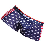 Maxbell Mens Sexy American Flag Underwear Boxer Briefs Trunks Shorts Pants Red M - Aladdin Shoppers