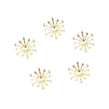 Maxbell 100 pcs 13mm Bead Cap ends DIY Accessories Jewellery Findings Craft Gold - Aladdin Shoppers