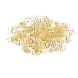 Maxbell 100 pcs 13mm Bead Cap ends DIY Accessories Jewellery Findings Craft Gold - Aladdin Shoppers