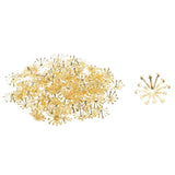 Maxbell 100 pcs 13mm Bead Cap ends DIY Accessories Jewellery Findings Craft Gold - Aladdin Shoppers