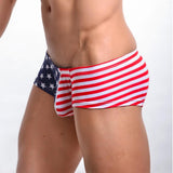 Maxbell Sexy Men's American Flag Underwear Boxer Briefs Shorts Underpants Red L - Aladdin Shoppers