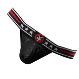 Maxbell Mens Sexy Briefs Lace Underwear See Through Thongs T-back G-string Black M - Aladdin Shoppers
