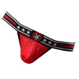 Maxbell Mens Sexy Briefs Lace Underwear See Through Thongs T-back G-string Red M - Aladdin Shoppers