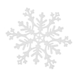 Maxbell 10Pcs 10.5cm White Plastic Snowflake for Christmas Ornaments - Aladdin Shoppers