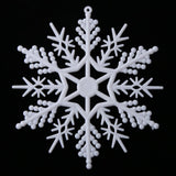 Maxbell 10Pcs 10.5cm White Plastic Snowflake for Christmas Ornaments - Aladdin Shoppers