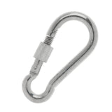 Maxbell Maxbell Screw Lock D Shape Carabiner Hook Keyring Clips Camping Outdoor Accessories Buckle