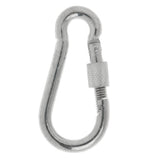 Maxbell Maxbell Screw Lock D Shape Carabiner Hook Keyring Clips Camping Outdoor Accessories Buckle
