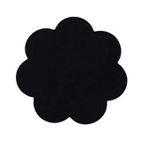 10 Pairs Petal Self Adhesive Pasties Nipple Disposable Cover Sticker Black