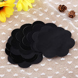 10 Pairs Petal Self Adhesive Pasties Nipple Disposable Cover Sticker Black