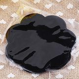 10 Pairs Petal Self Adhesive Pasties Nipple Disposable Cover Sticker Black