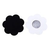 10 Pairs Petal Self Adhesive Pasties Nipple Disposable Cover Sticker Black