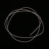 Maxbell 925 Solid Sterling Silver Round Bezel Strip Wire 0.6mm 22 Gauge