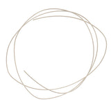 Maxbell 925 Solid Sterling Silver Round Bezel Strip Wire 0.6mm 22 Gauge - Aladdin Shoppers