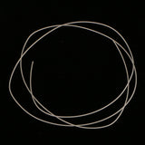 Maxbell 925 Solid Sterling Silver Round Bezel Strip Wire 0.6mm 22 Gauge - Aladdin Shoppers