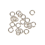 Maxbell 120pcs Silver Plated Metal Super Strong Jump Ring Split Ring Connector