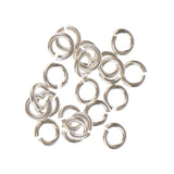 Maxbell 60 Pieces 3mm 4mm 6mm Mixed Jewelry Findings Sterling Silver Open Jump Rings