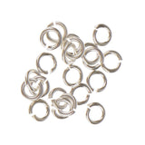 Maxbell 120pcs Silver Plated Metal Super Strong Jump Ring Split Ring Connector