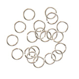 Maxbell 60 Pieces 4mm 5mm 6mm Mixed Jewelry Findings Sterling Silver Open Jump Rings