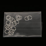 Maxbell 60 Pieces 4mm 5mm 6mm Mixed Jewelry Findings Sterling Silver Open Jump Rings