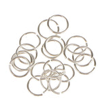 Maxbell 60 Pieces 4mm 5mm 6mm Mixed Jewelry Findings Sterling Silver Open Jump Rings